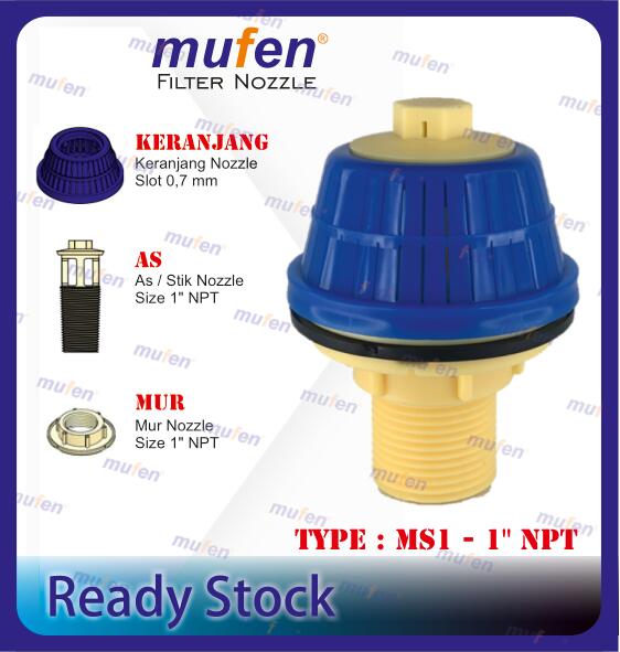 semua nozzle-11 Filter Nozzle MS1-1" NPT