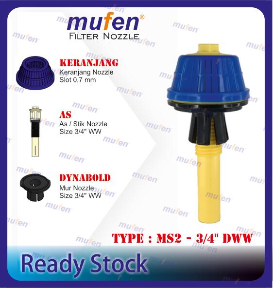 semua nozzle-16 Filter Nozzle MS2-3/4" DWW