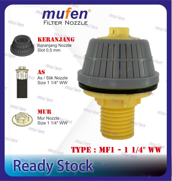 semua nozzle-2 Filter Nozzle MF1-1 1/4" WW