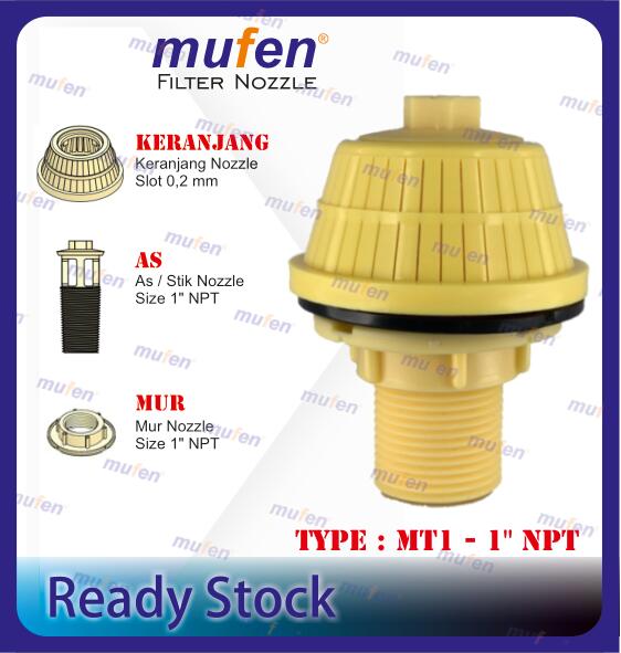 semua nozzle-21 Filter Nozzle MT1-1" NPT
