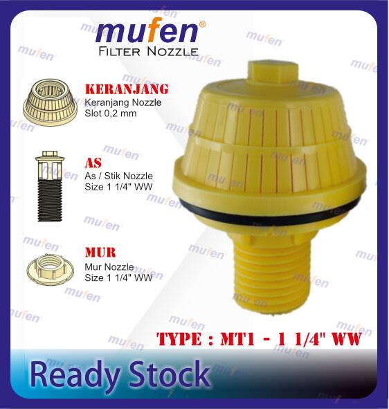 semua nozzle-23 Filter Nozzle MT1-1 1/4" WW