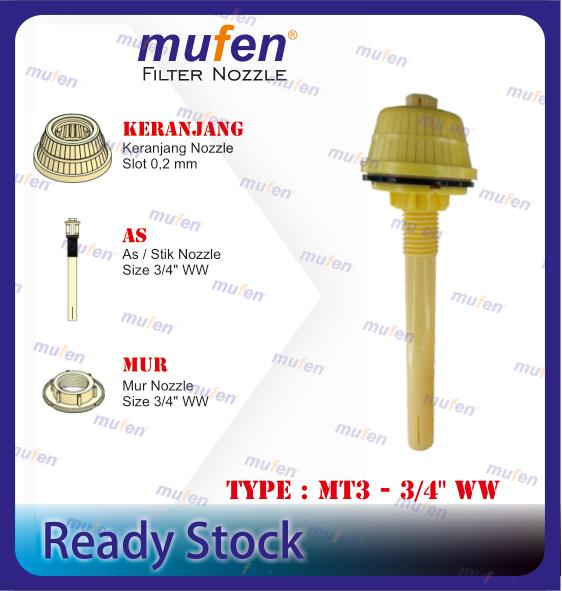semua nozzle-27 Filter Nozzle MT3-3/4" WW