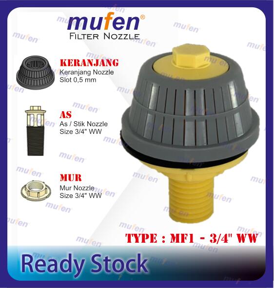 semua nozzle-3 Filter Nozzle MF1-3/4" WW
