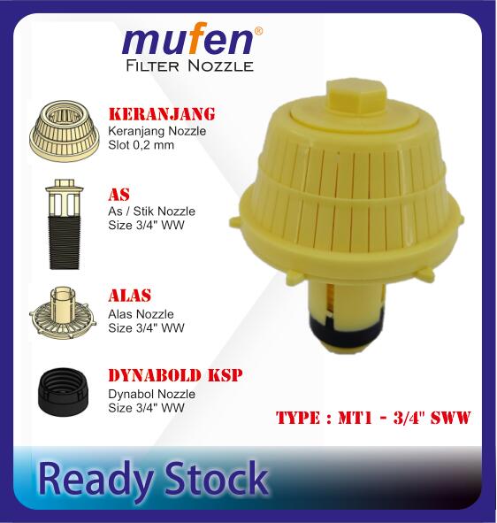semua nozzle-31 Filter Nozzle MT1-3/4" SWW