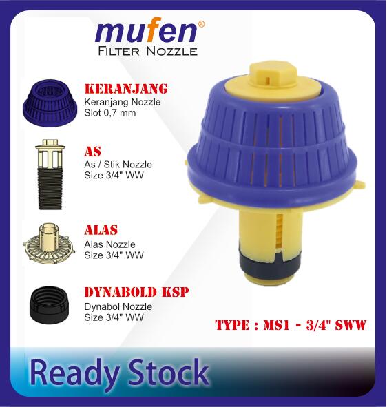 semua nozzle-33 Filter Nozzle MS1-3/4" DSP