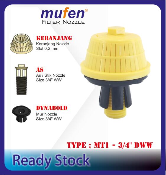 semua nozzle-34 Filter Nozzle MT1-3/4" DWW