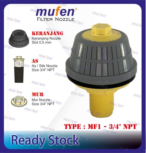 semua nozzle-4 Filter Nozzle MF1-3/4" NPT