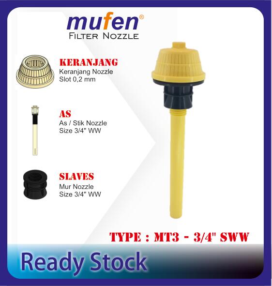 semua nozzle-40 Filter Nozzle MT3-3/4" SWW