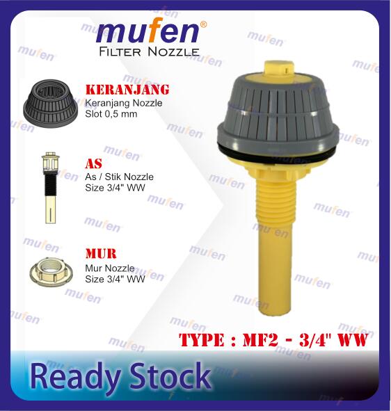 semua nozzle-5 Filter Nozzle MF2-3/4" WW