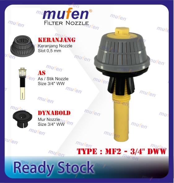 semua nozzle-6 Filter Nozzle MF2-3/4" DWW
