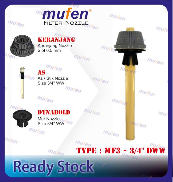semua nozzle-7 Filter Nozzle MF3-3/4" DWW