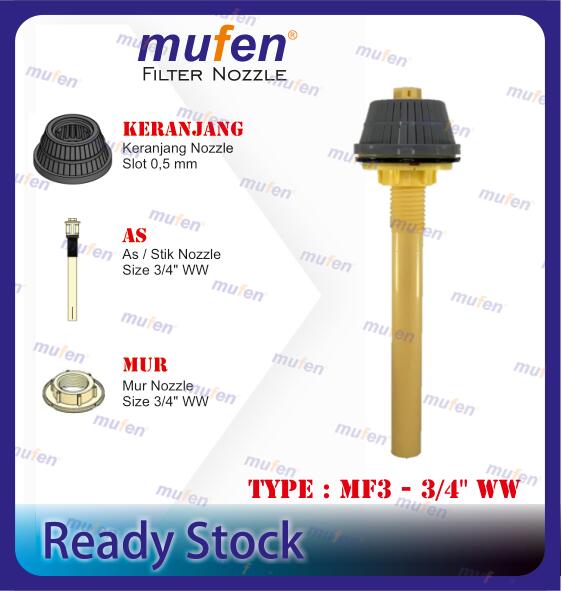 semua nozzle-8 Filter Nozzle MF3-3/4" WW