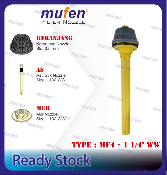 semua nozzle-9 Filter Nozzle MF4-1 1/4" WW